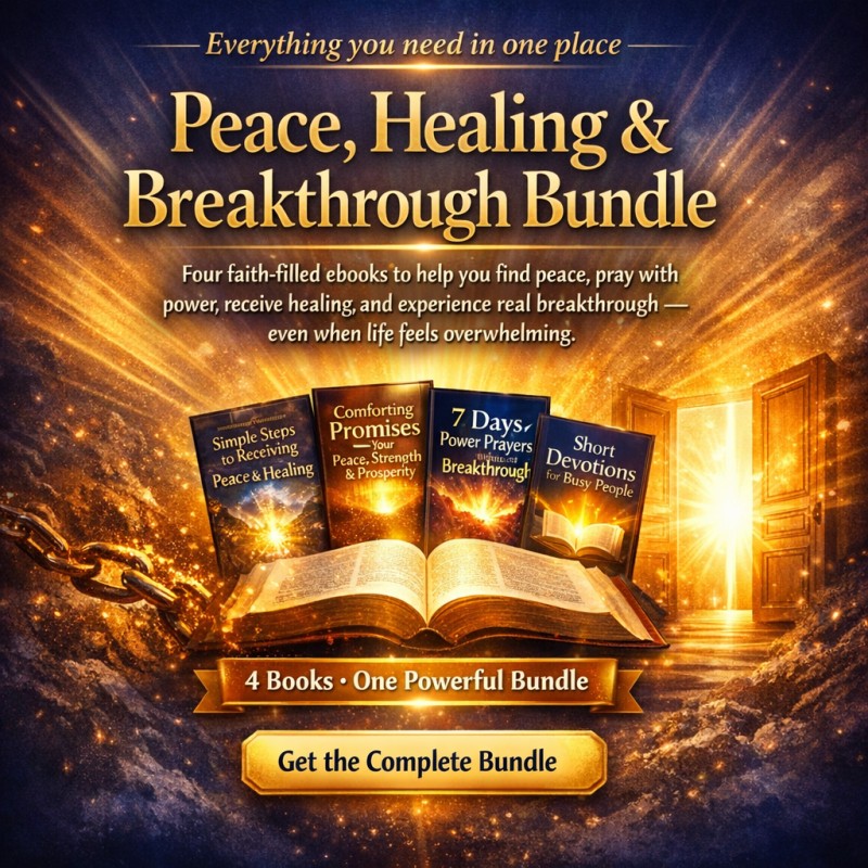 Peace, Healing & Breakthrough Bundle