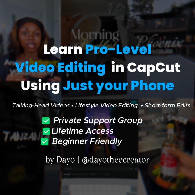 Capcut Mobile Video Editing Mastery