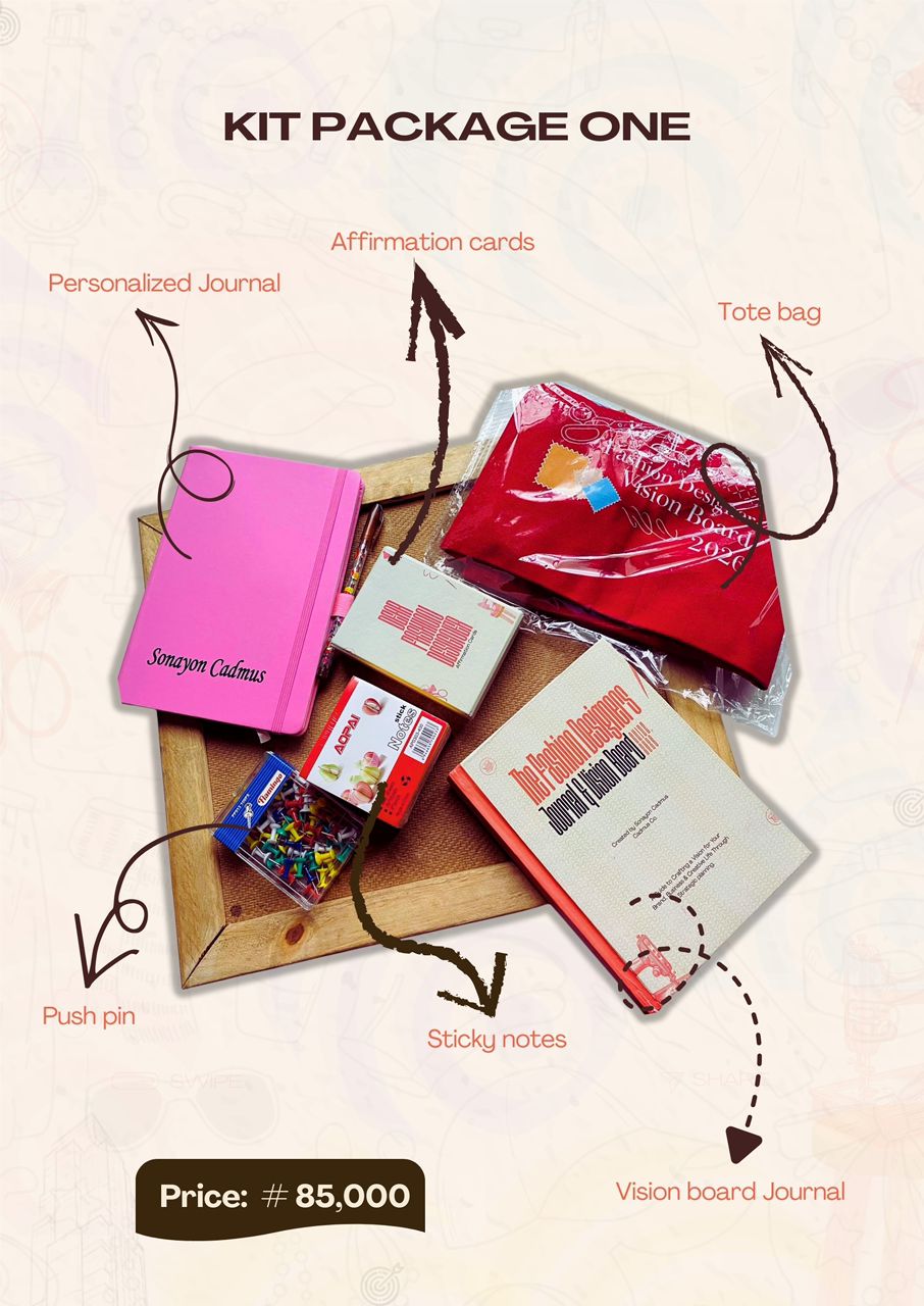 Dear Fashion Designers Vision Board Kit 1