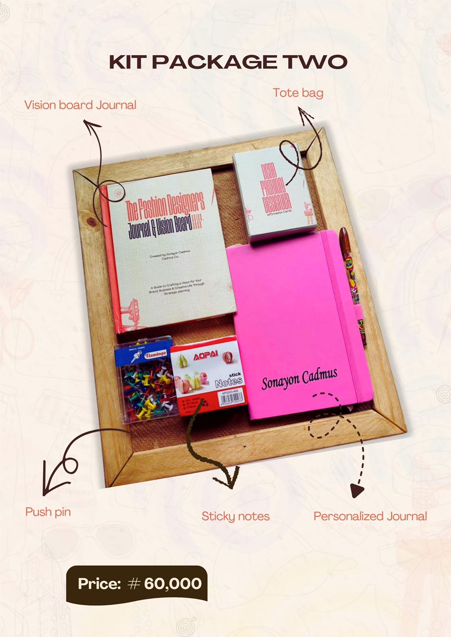 Dear Fashion Designers Vision Board Kit 2