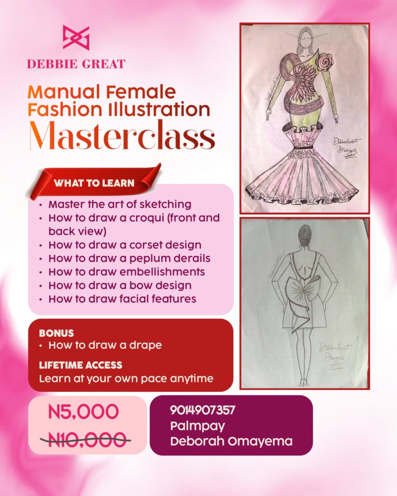 Manual Female Fashion Illustration course