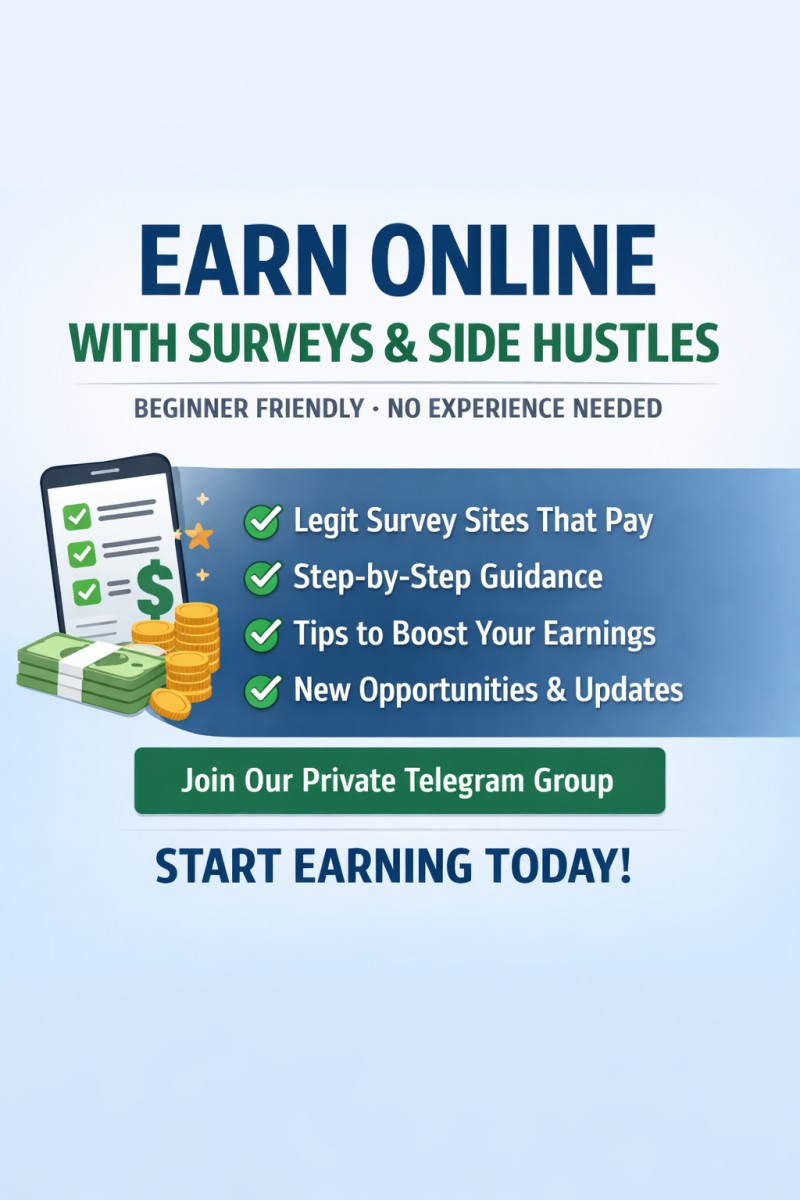 Earn Online With Surveys & Simple Side Hustles (Beginner-Friendly)