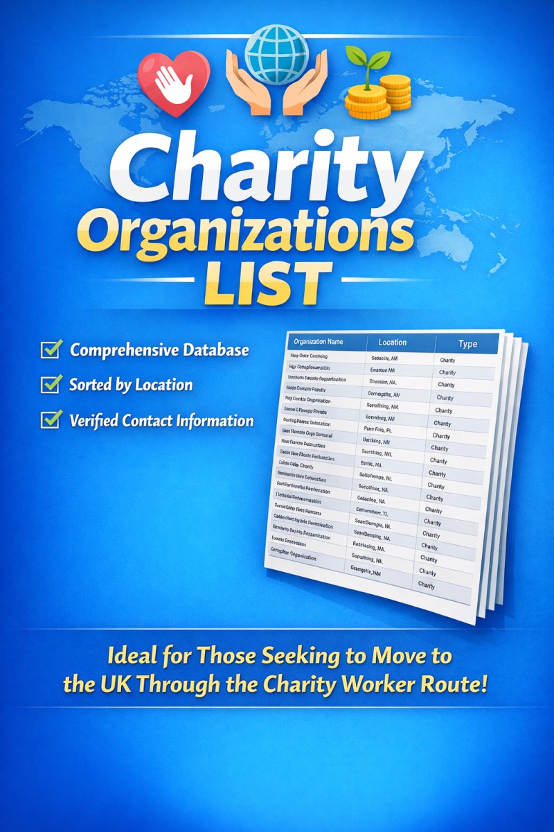 Verified List of UK Charities