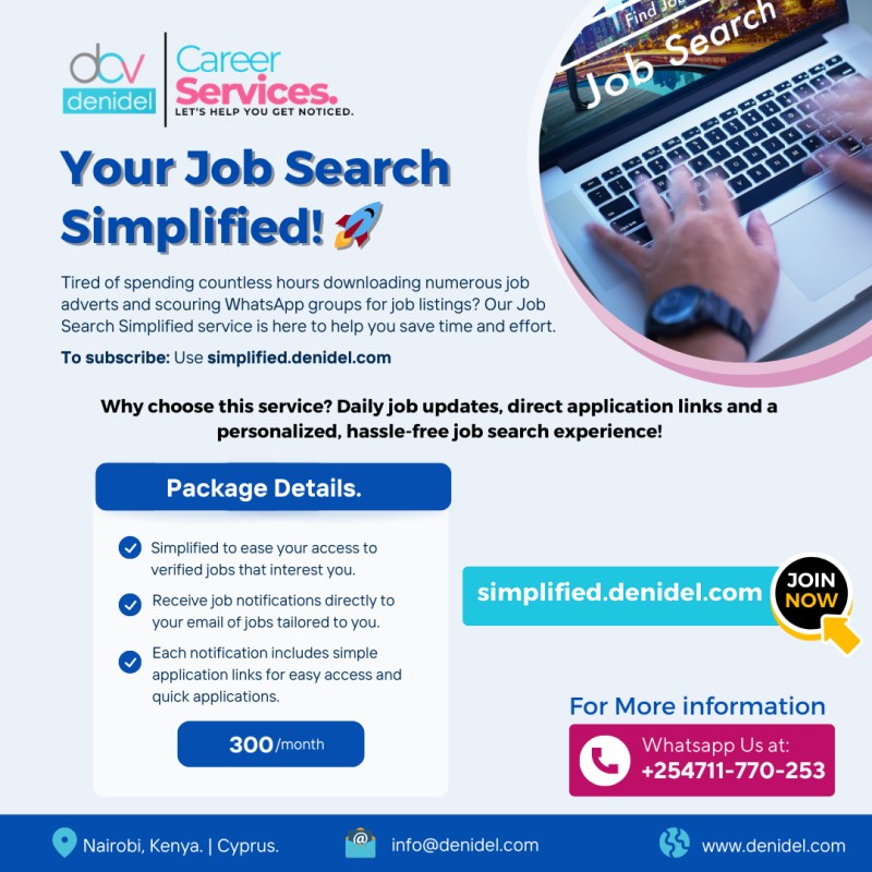 Job Search Simplified Plan.
