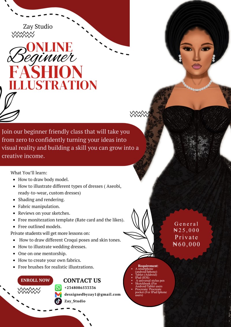 BEGINNER FASHION ILLUSTRATION (PROCREATE)