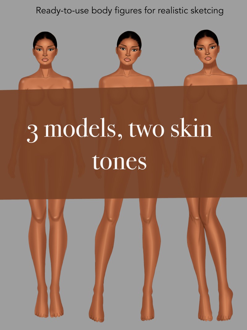 Fashion Figure/ Croqui Template