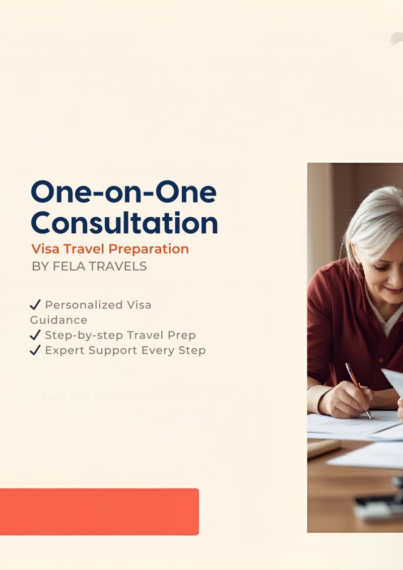 ONE ON ONE CONSULTATION FOR TRAVEL ORIENTATION