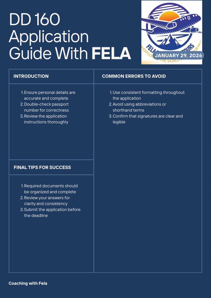 Step by step assistance with DS 160 filling for USA B/F visa categories