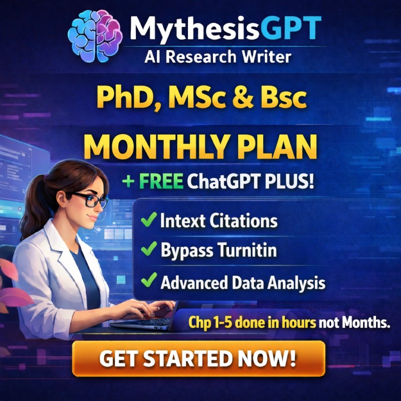 MythesisGPT AI Research Writer - 1 MONTH