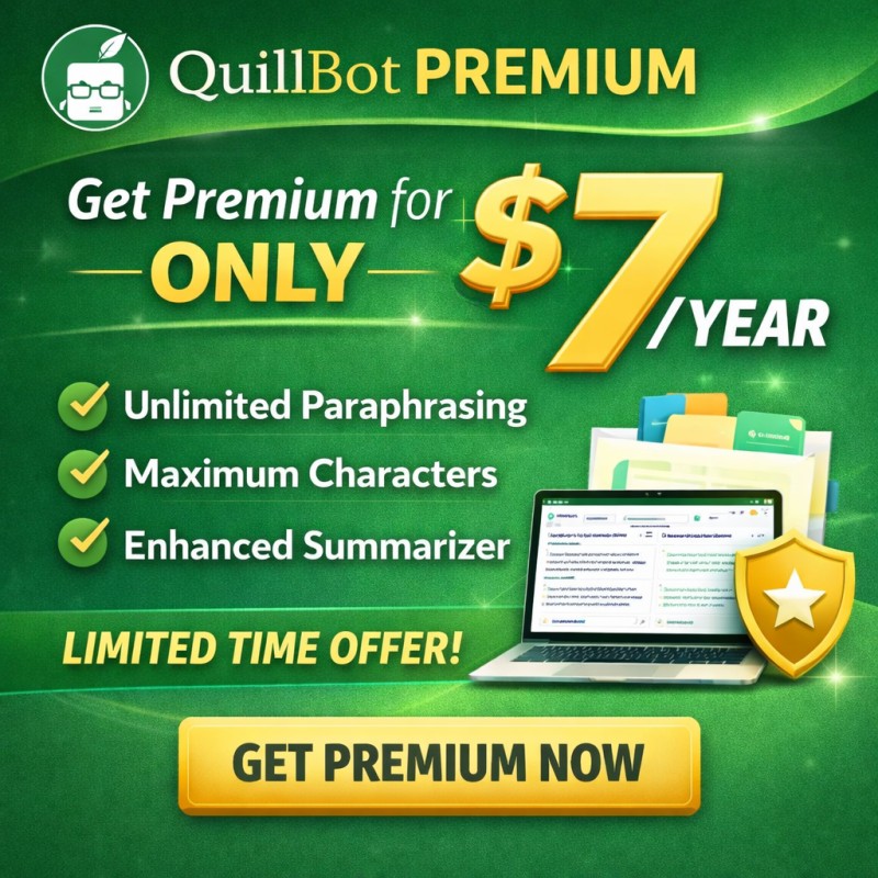 QuillBot Premium - YEARLY