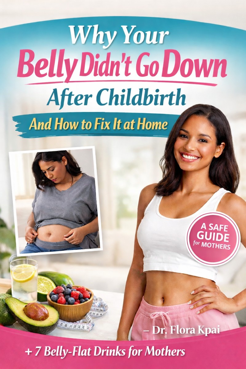 How to fix at home after child  birth - the flat belly system