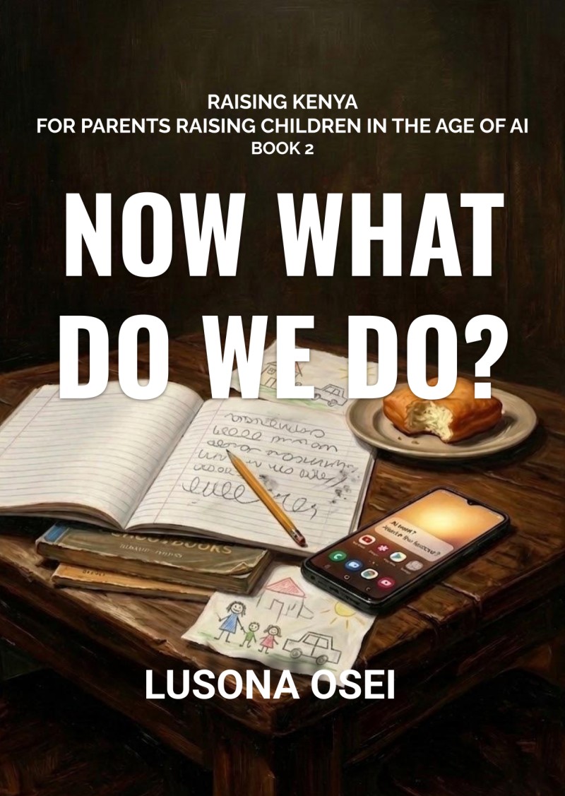 (FULL BOOK) NOW WHAT DO WE DO? by Lusona Osei Raising Kenya: For Parents Raising Children in the Age of AI Book 2
