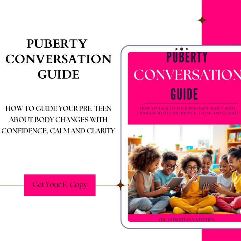 Puberty Conversation Guide: How to talk to your pre‑teen about body changes with confidence, calm, and clarity