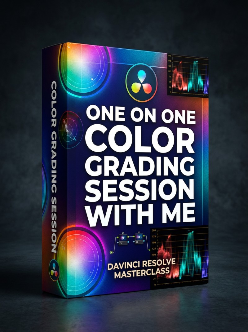 1 HOUR ONE ON ONE COLOR GRADING SESSION WITH ME ON DAVINCI RESOLVE