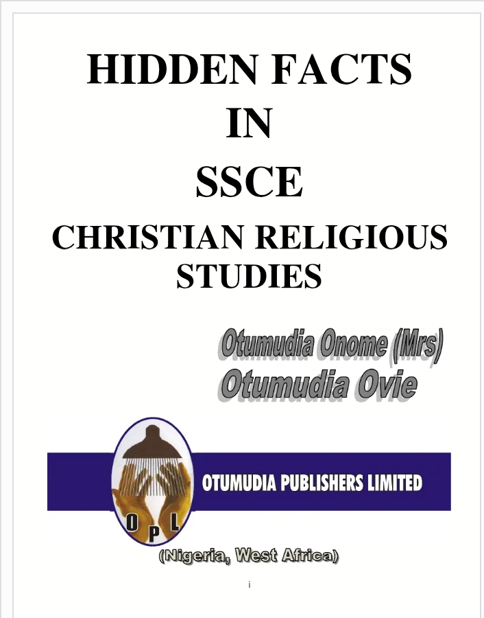 Hidden Facts in CRS by Otumudia Onome (Mrs)
