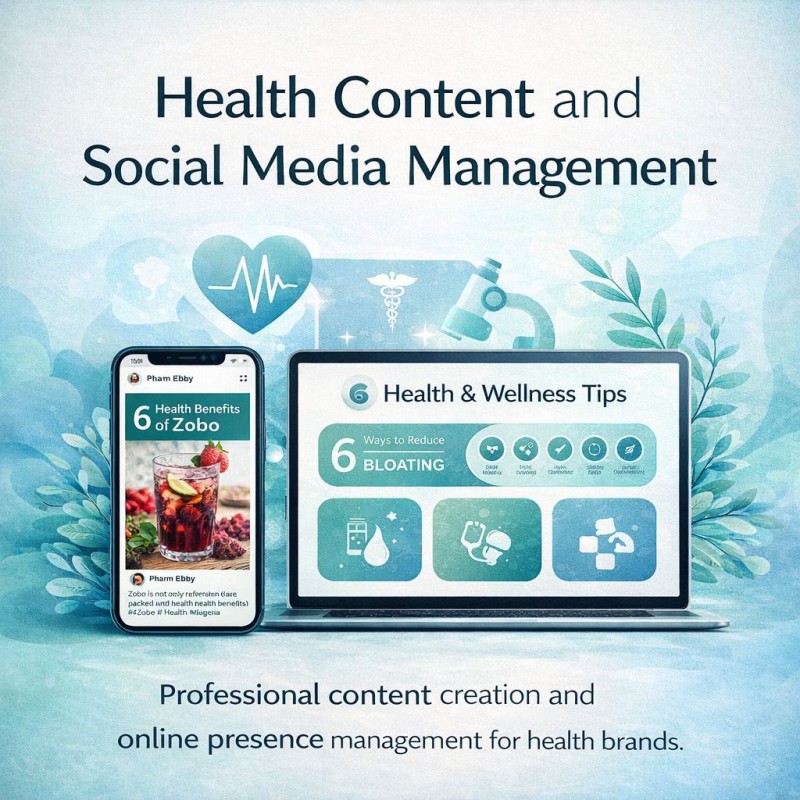 Health Content Creation & Social Media Management for Wellness Brands