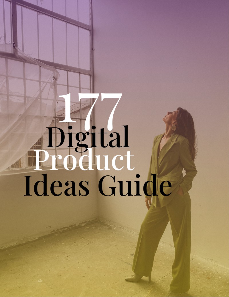177 Digital Product Ideas Guide - The Digital Product Vault