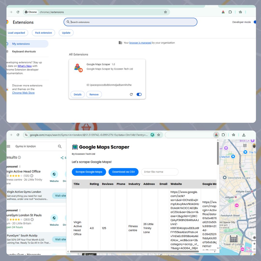 Google Maps Scraper