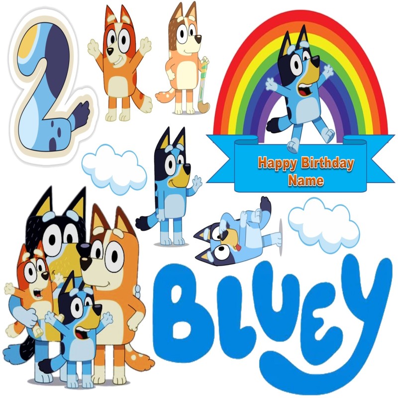 BLUEY CHARACTERS (CUSTOMIZABLE)