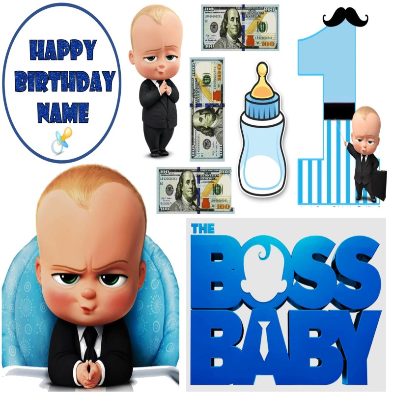 BOSS BABY CUTS OUT (CUSTOMIZABLE)