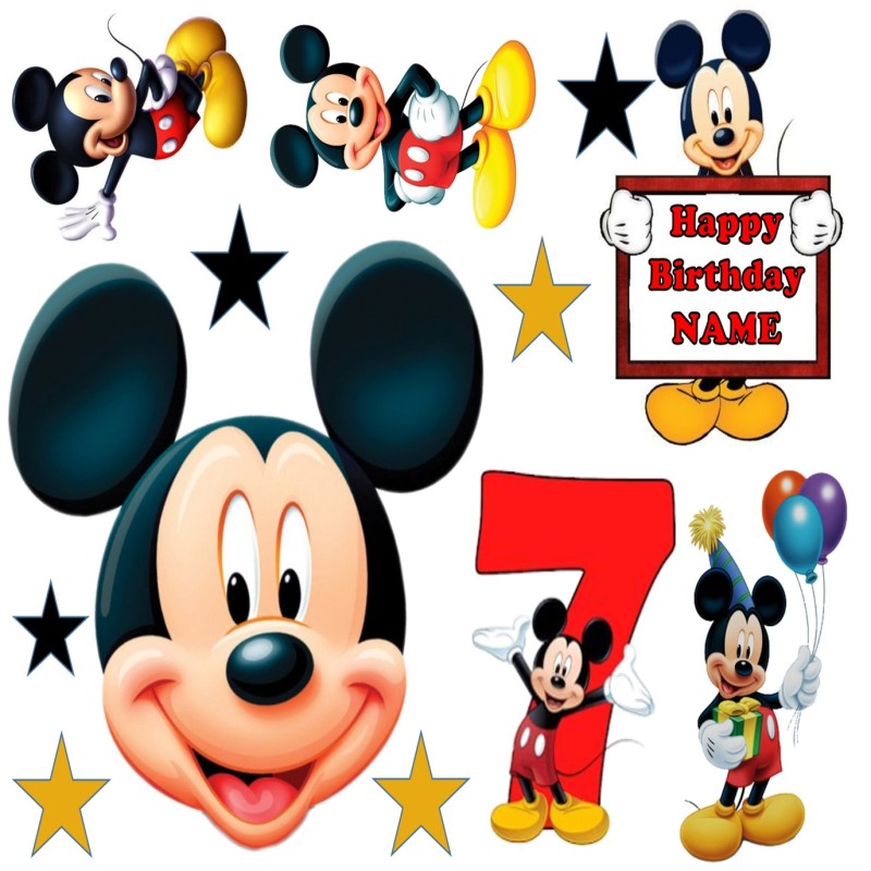 MICKEY MOUSE CHARACTERS (CUSTOMIZABLE)