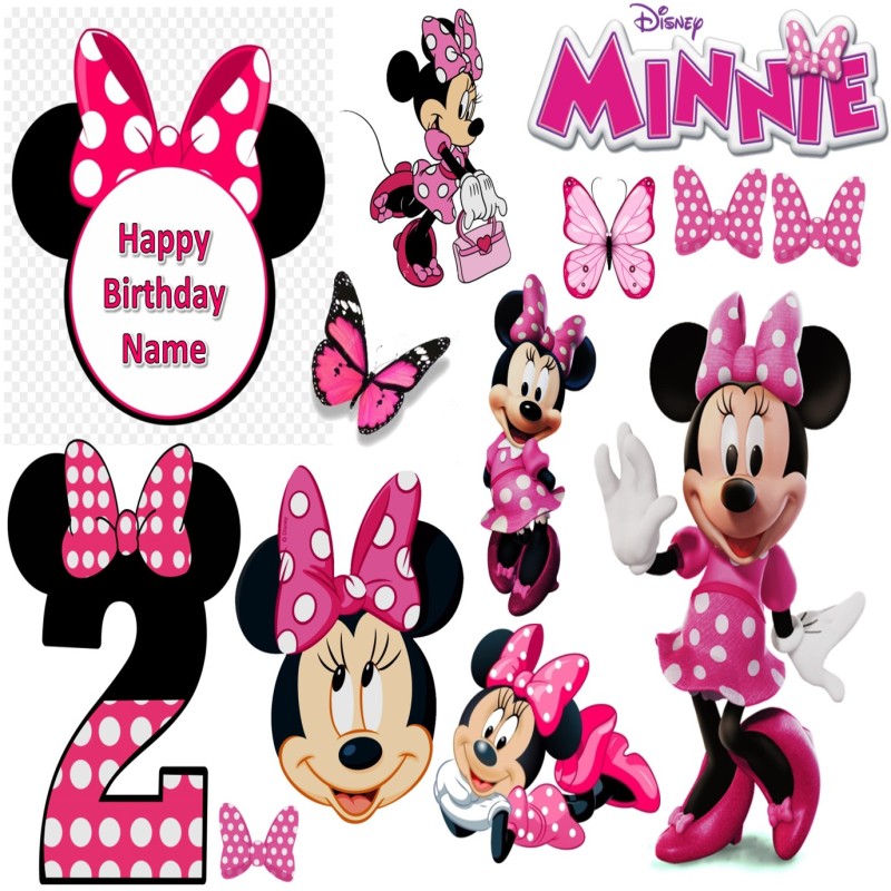 MINNIE MOUSE CHARACTERS (CUSTOMIZABLE)