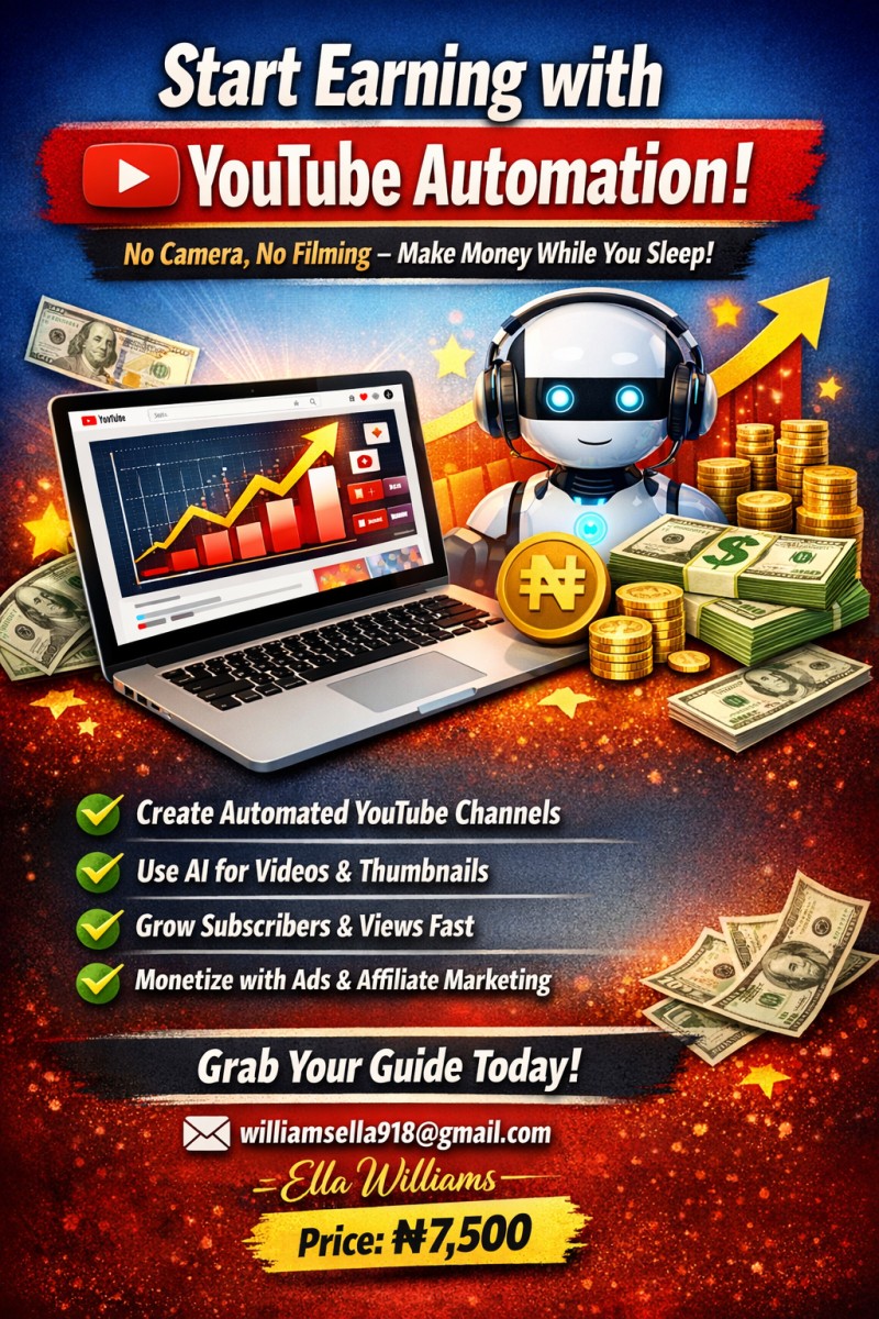 YouTube Automation Made Simple: Step-by-Step Guide for Beginners (PDF)