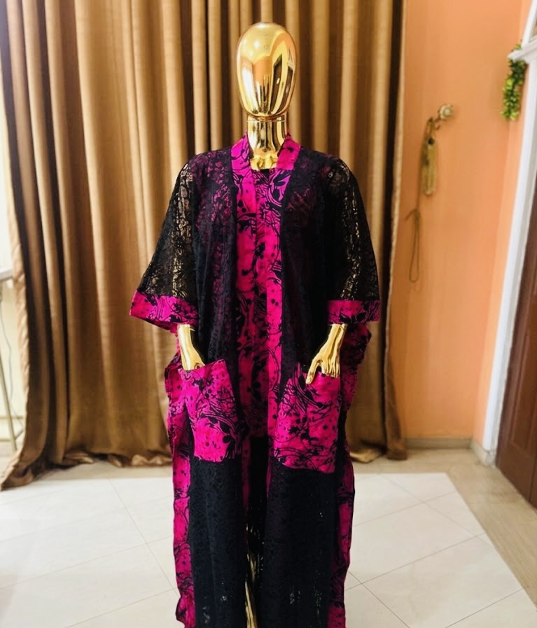 The Joy 2 in 1 Dress Pink and Black