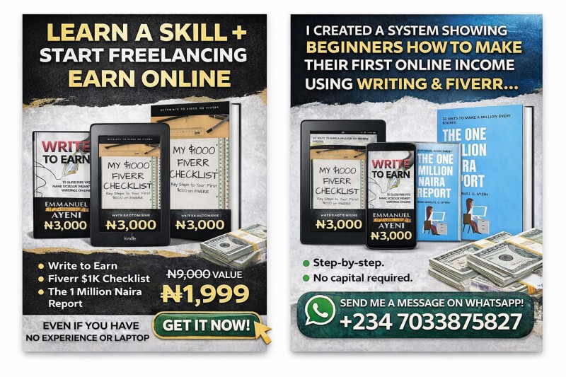 Write to Earn 30-Day Income System (3-in-1)