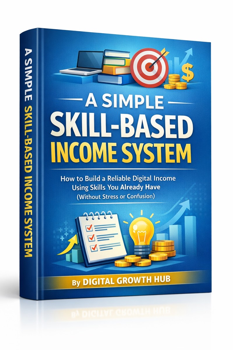 A SIMPLE SKILL-BASED INCOME SYSTEM (How to Build a Reliable Digital Income Using Skills You Already Have Without Stress or Confusion).
