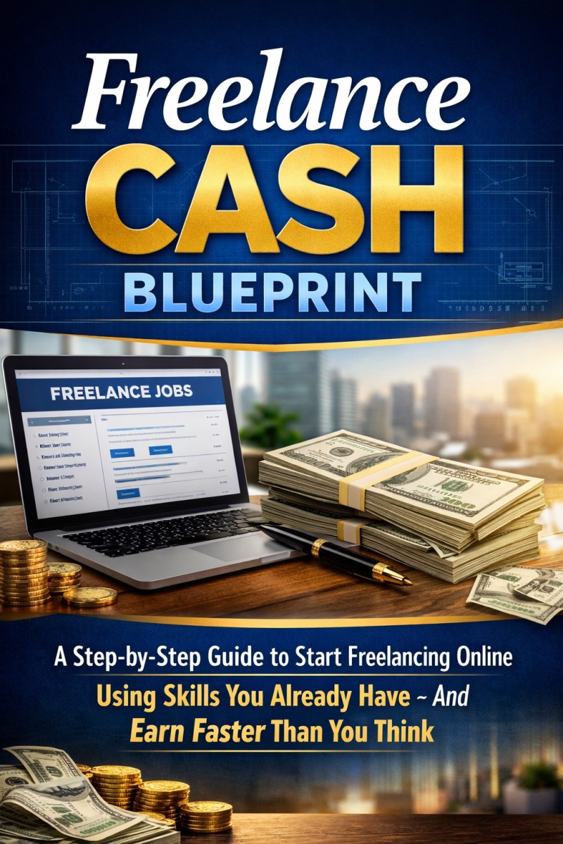 FREELANCE CASH BLUEPRINT (A Step-by-Step Guide to Start Freelancing Online Using Skills You Already Have — And Earn Faster Than You Think)