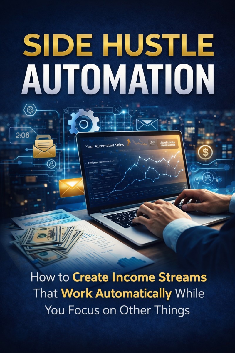 SIDE HUSTLE AUTOMATION (How to Create Income Streams That Work Automatically While You Focus on Other Things)