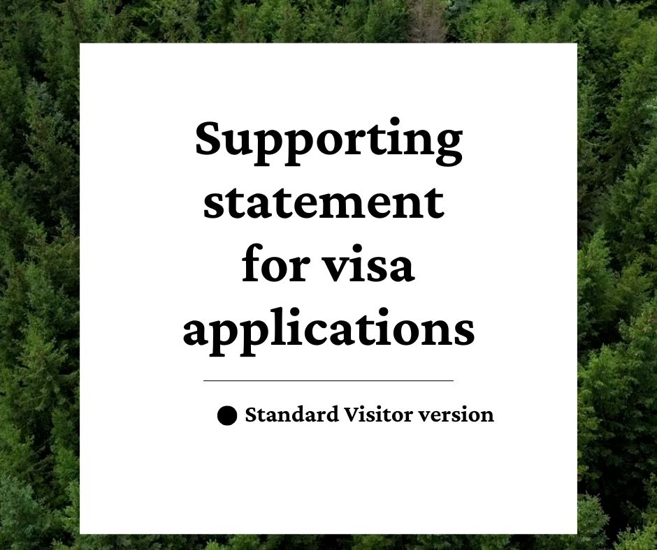 SUPPORTING STATEMENT FOR VISA