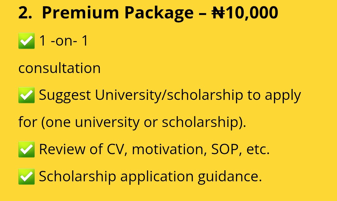 Premium package