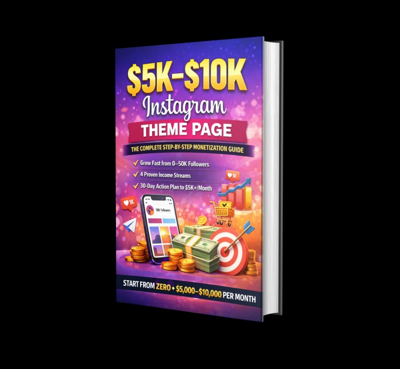 $5K–$10K Instagram Theme Page The Complete Step-by-Step Monetization Guide