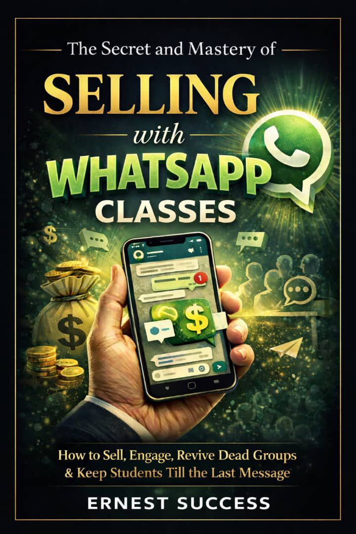 THE SECRET AND MASTERY OF SELLING WITH WHATSAPP CLASSES