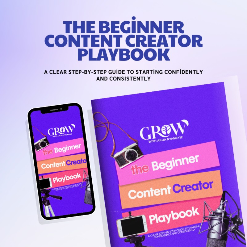 The Beginner Content Creator Playbook