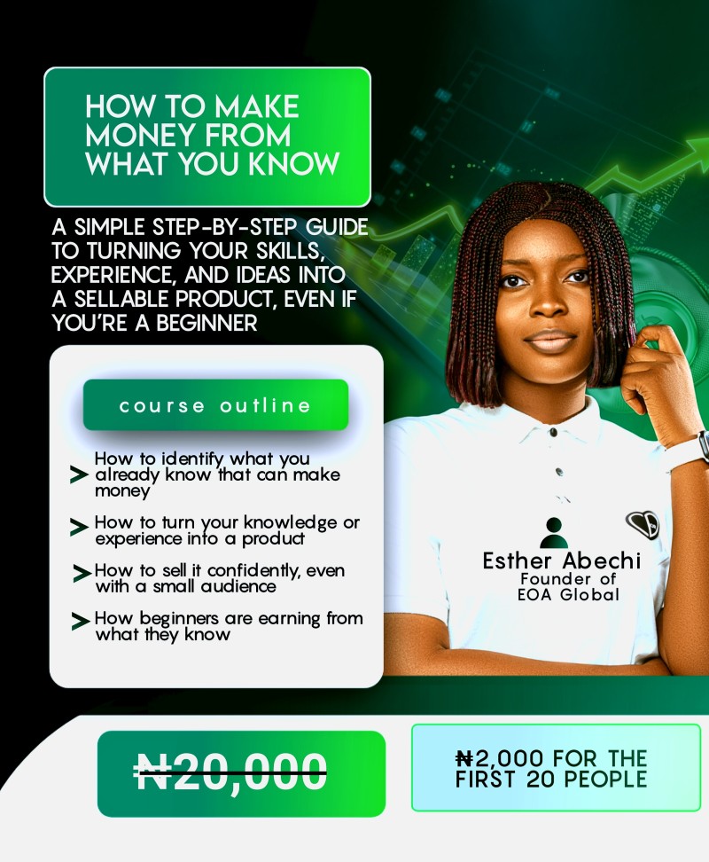 Make money from what you know