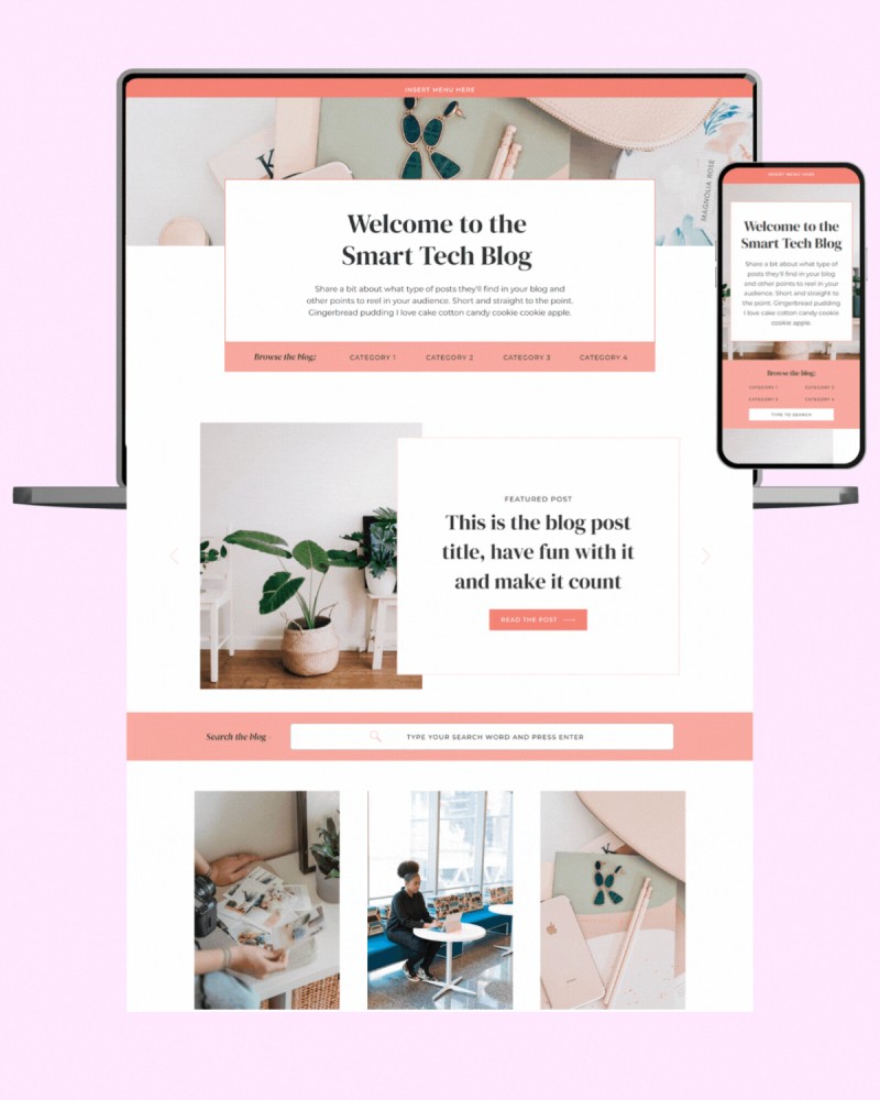 Showit Blog Addon Template Kit