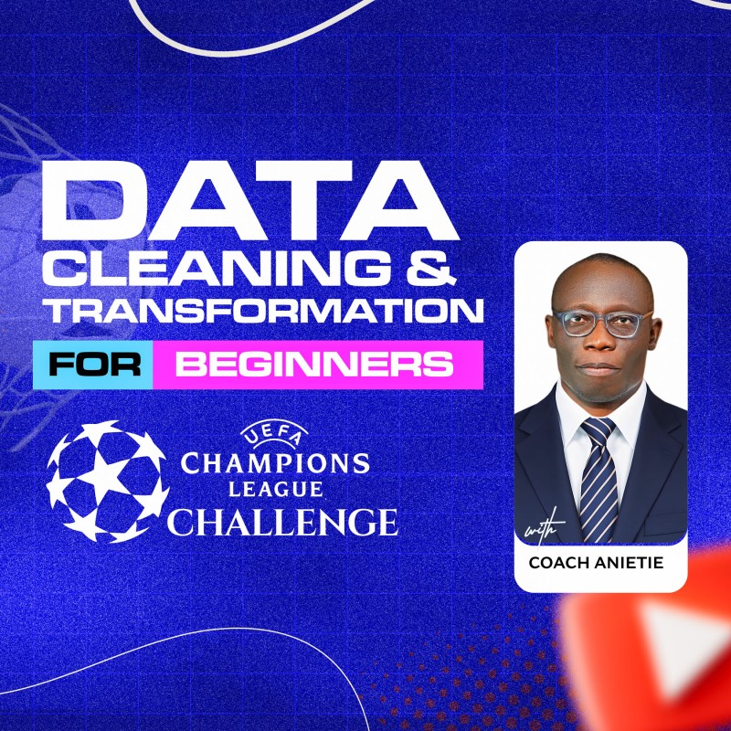 Complete Web Scrapping & Data Cleaning in Excel (ETL, Power Query & Pivot Tables ) | UEFA Champions League Dataset