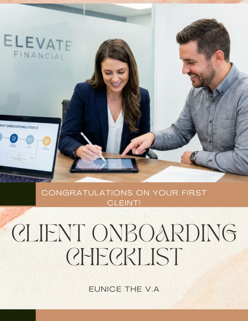 FREE CLIENT ONBOARDING CHECKLIST