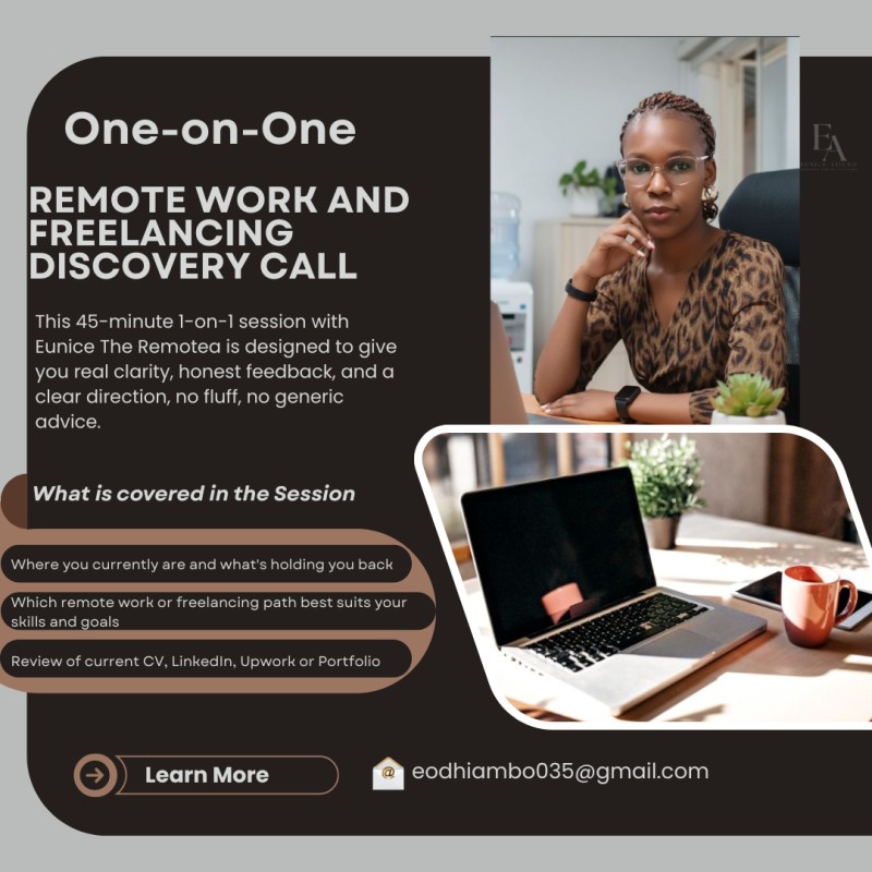 Remote Work & Freelancing Discovery Call | Eunice The Remotea