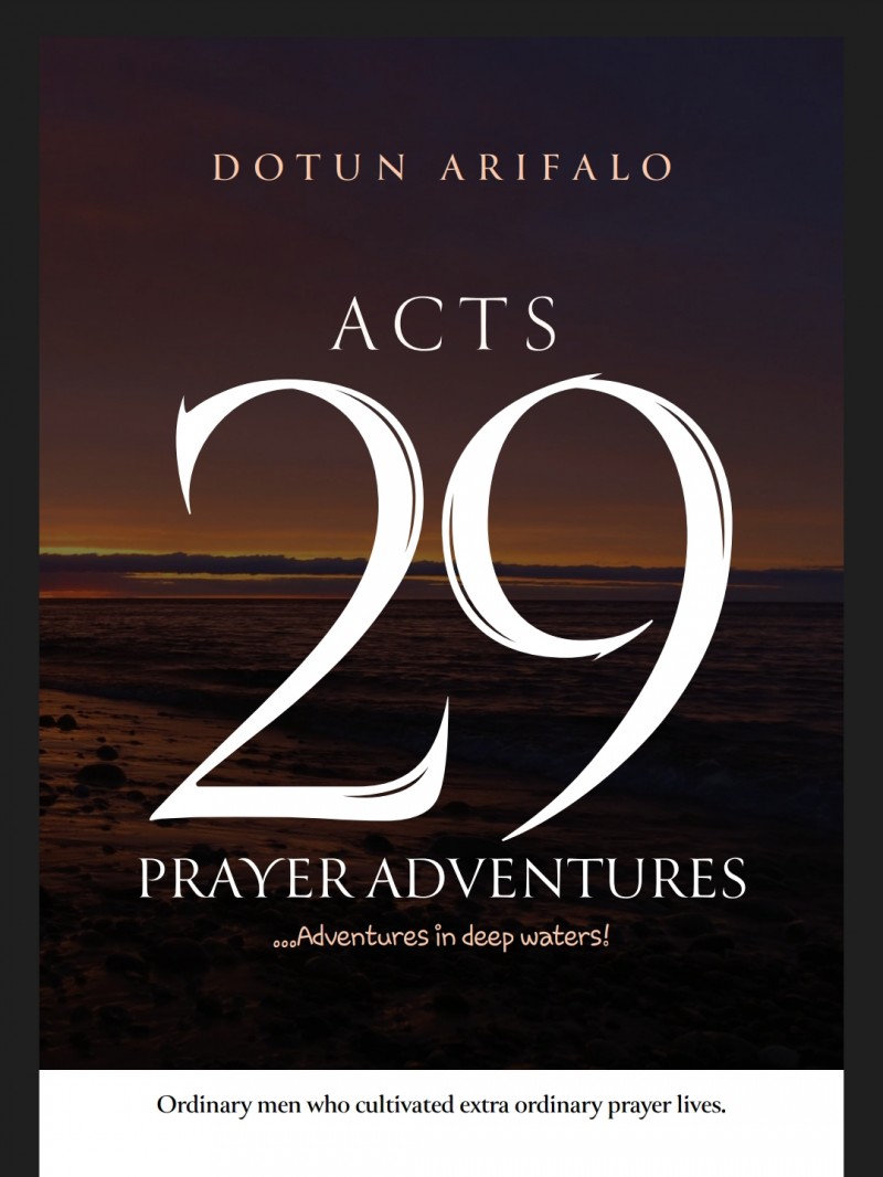 ACTS 29 PRAYER ADVENTURES