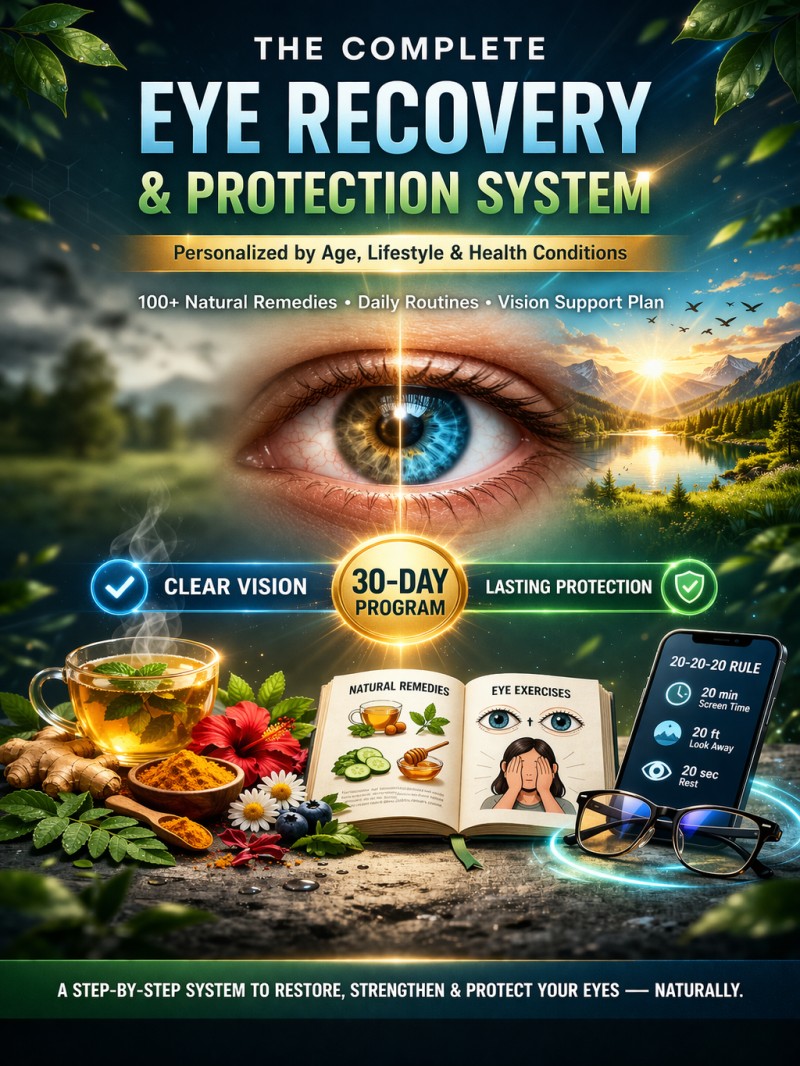 The Complete Eye Recovery & Protection System: A 30-Day Natural Plan for Clearer Vision