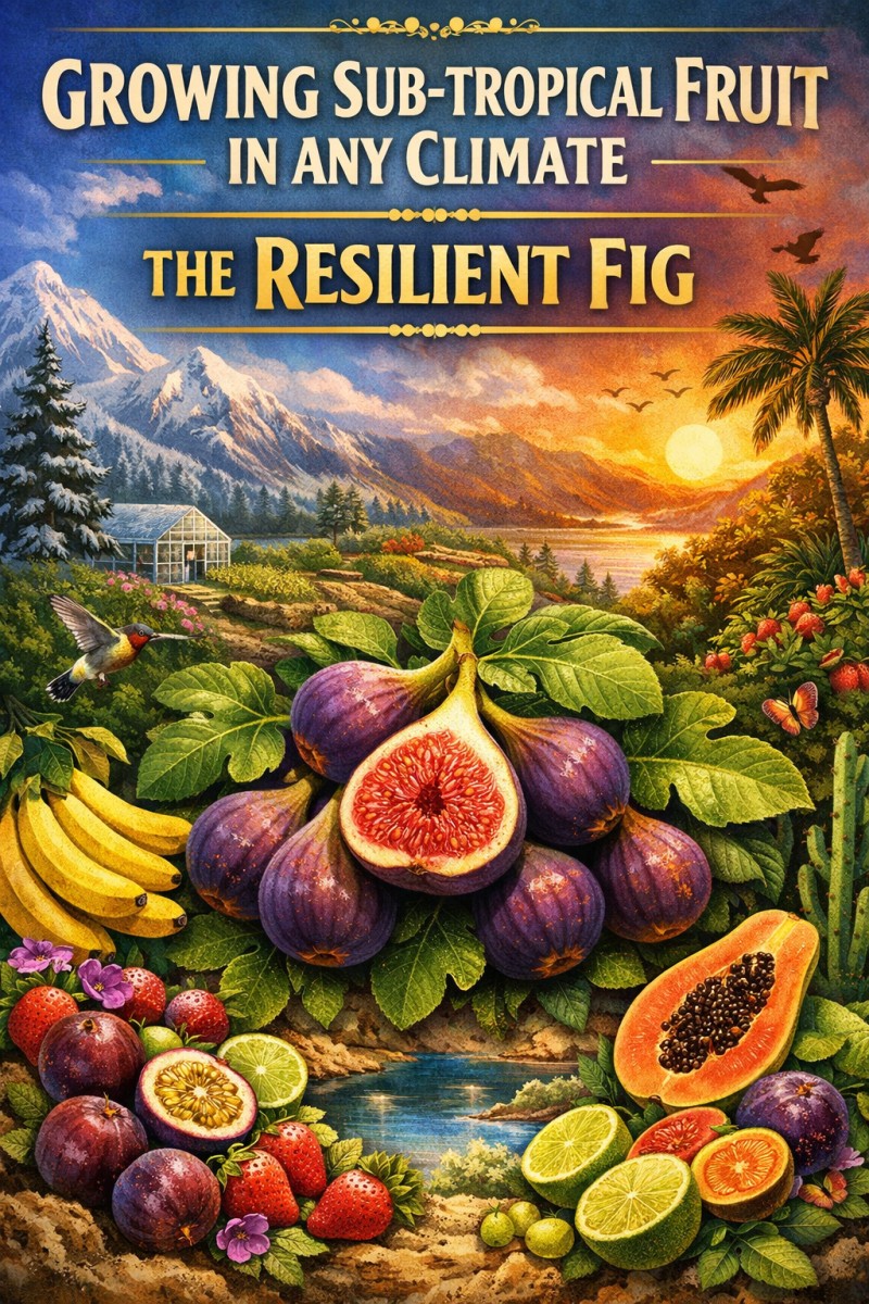 Growing Sub-Tropical Fruit in Any Climate | The Resilient Fig