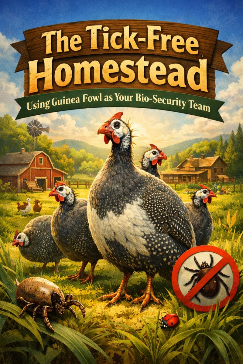 Guinea Fowl - Your Tick-Free Homestead Bio Security Ebook