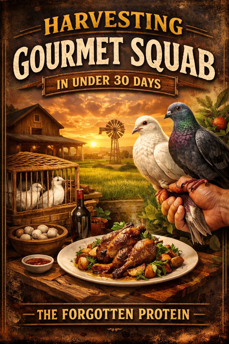 Harvesting Gourmet Squab in Under 30 Days - The Forgotten Protein