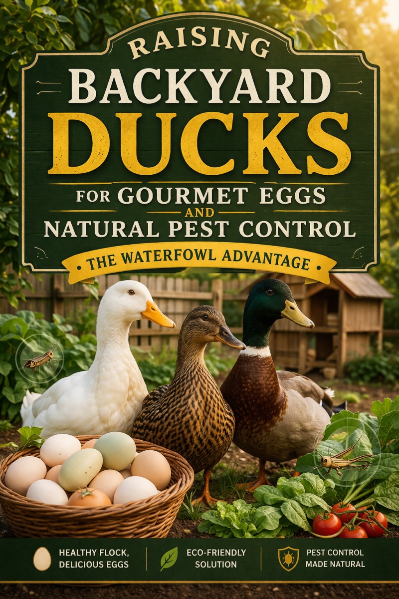 Raising Backyard Ducks for Gourmet Eggs and Natural Pest Control | The Waterfowl Advantage
