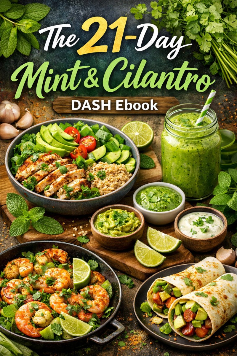 The 21-Day Mint & Cilantro Dash Ebook