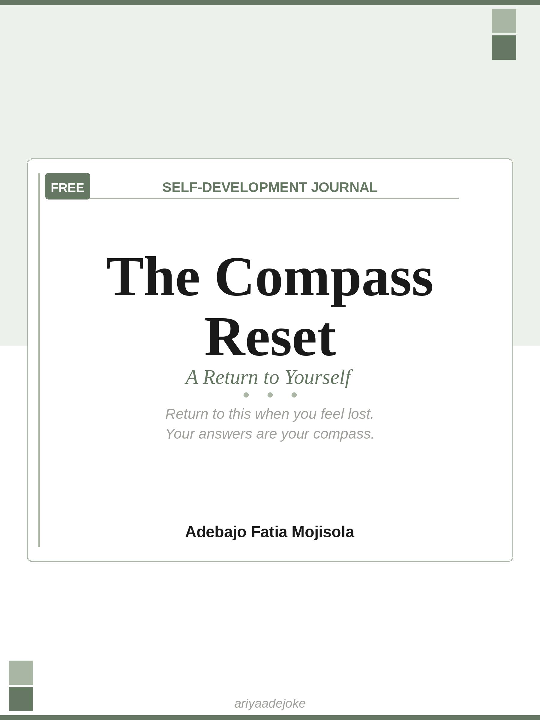 Compass Reset